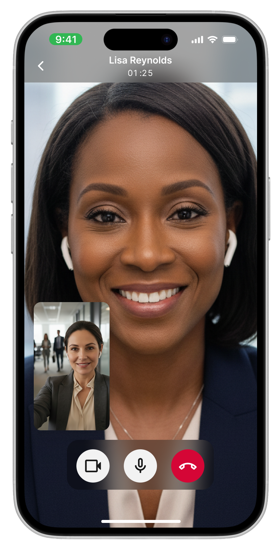 Video call with Lisa