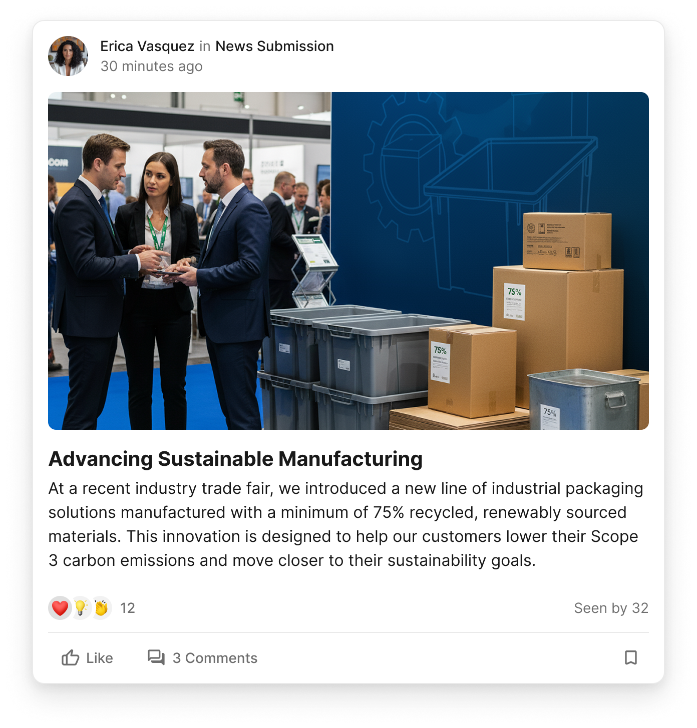 Published employee story